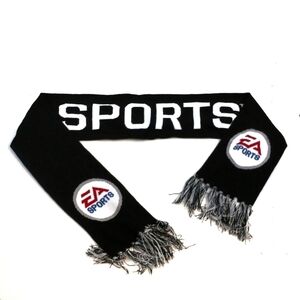 EA Sport Black with Logo Scarf